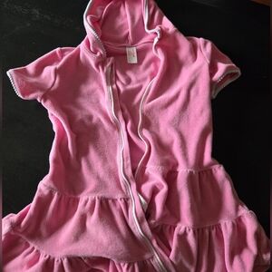 Cat And Jack Girls Size 10/12 Hooded Swim Towel